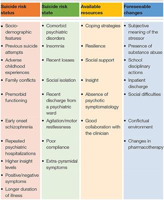 The Importance of Suicide Risk Formulation in Schizophrenia